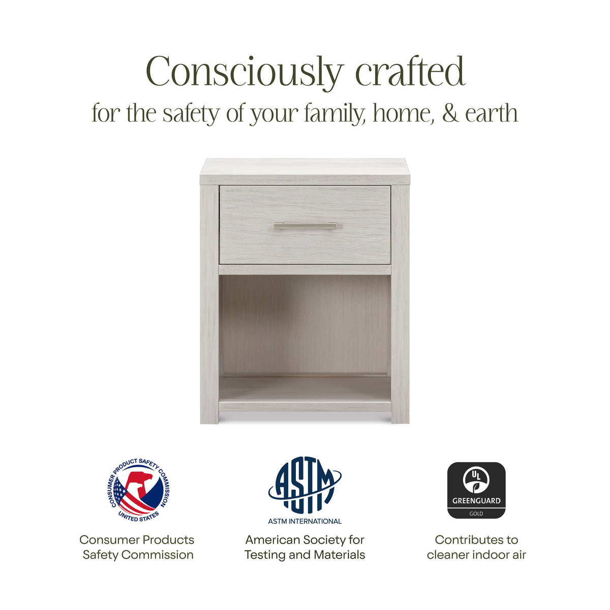 Monogram by Namesake Hemsted Nightstand Nightstands Namesake