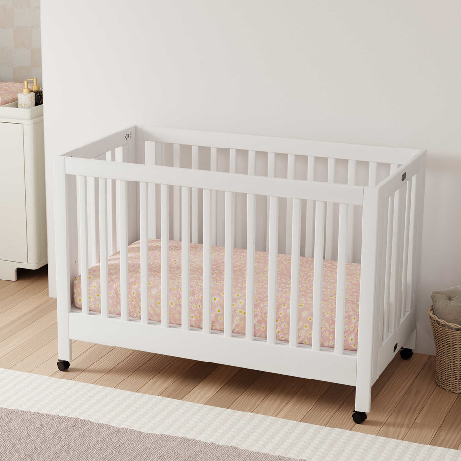 Maki Portable Folding Crib with Toddler Bed Conversion Kit