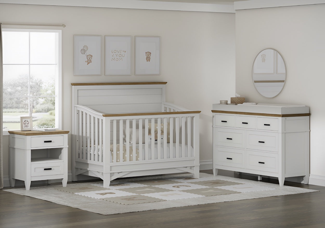 Artisan Crib, Dresser & Nightstand Bundle
