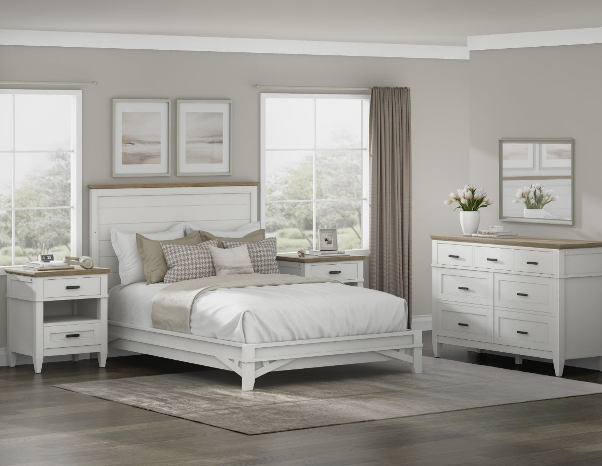 PL Heritage Artisan Conversion Kit w/ Slats - Linen White / Warm Oak ...