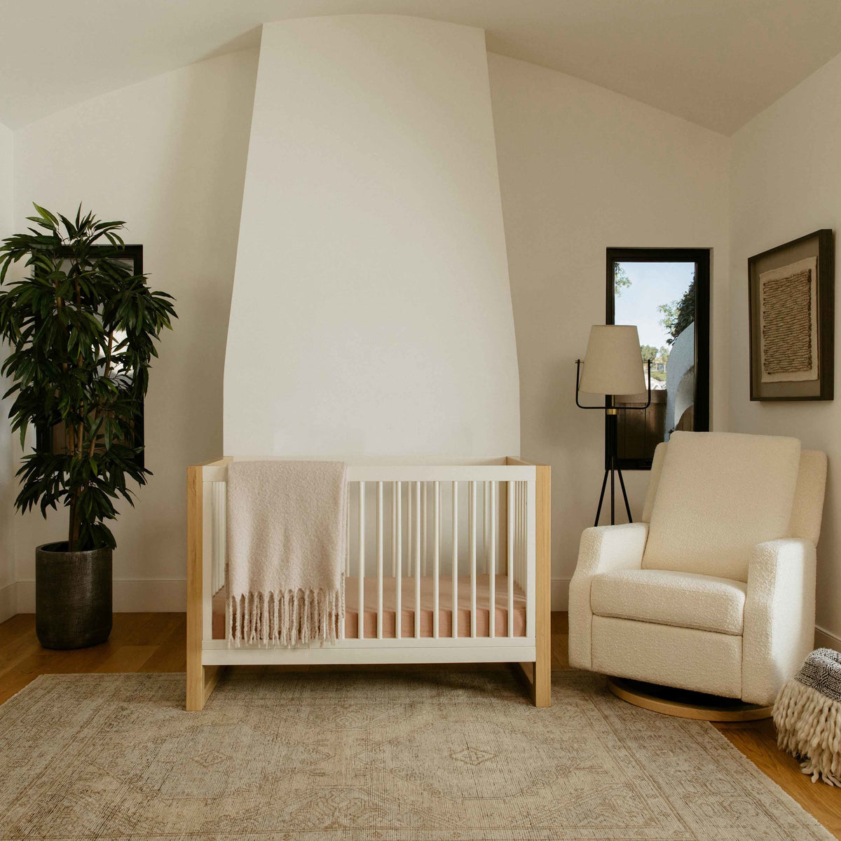 Nantucket 3-in-1 Convertible Crib with Toddler Bed Conversion Kit Cribs Namesake