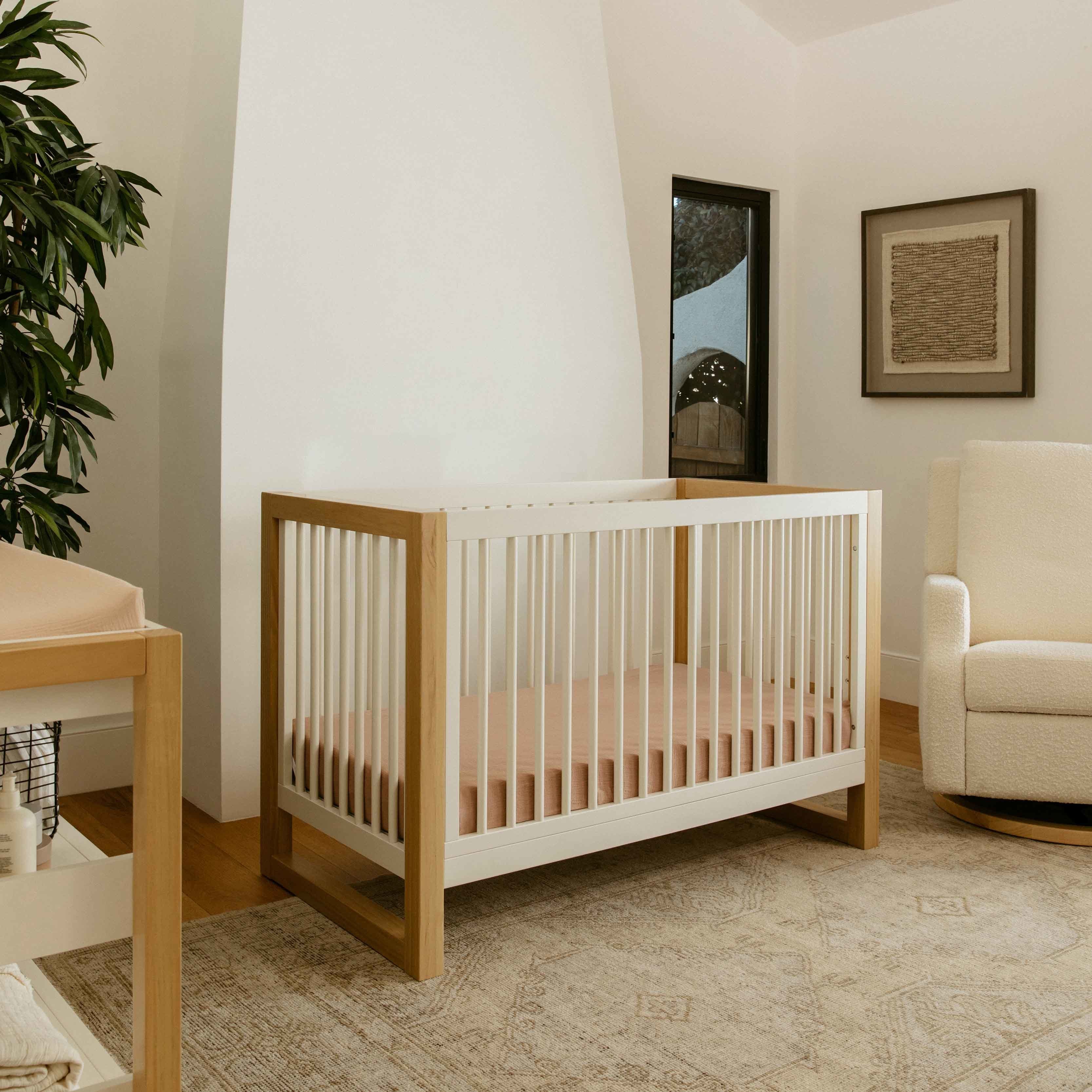 Nantucket 3-in-1 Convertible Crib with Toddler Bed Conversion Kit Cribs Namesake