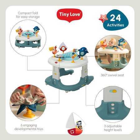 Tiny Mariners 4-in-1 Here I Grow Mobile Activity Center Activity Toys Tiny Love