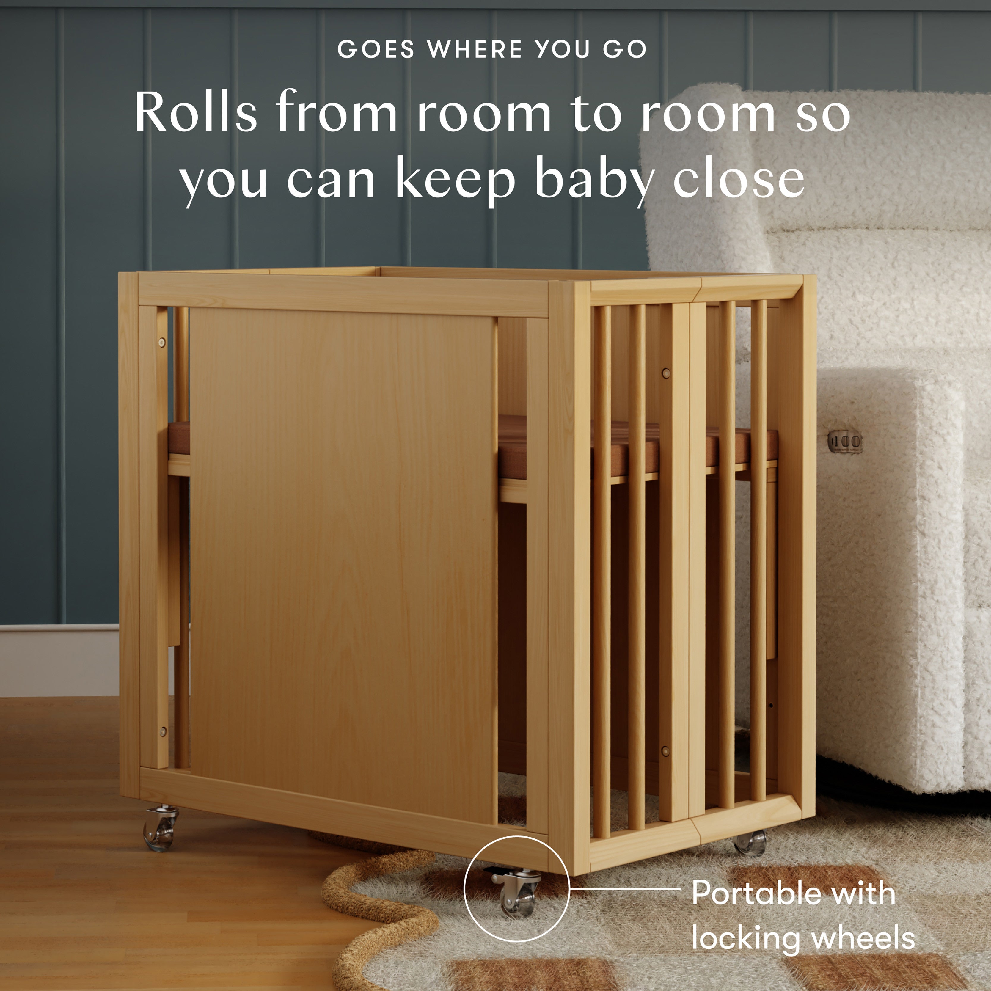 Palma 8-in-1 Convertible All-Stages Crib with Bassinet & Toddler Bed Kits Cribs Babyletto