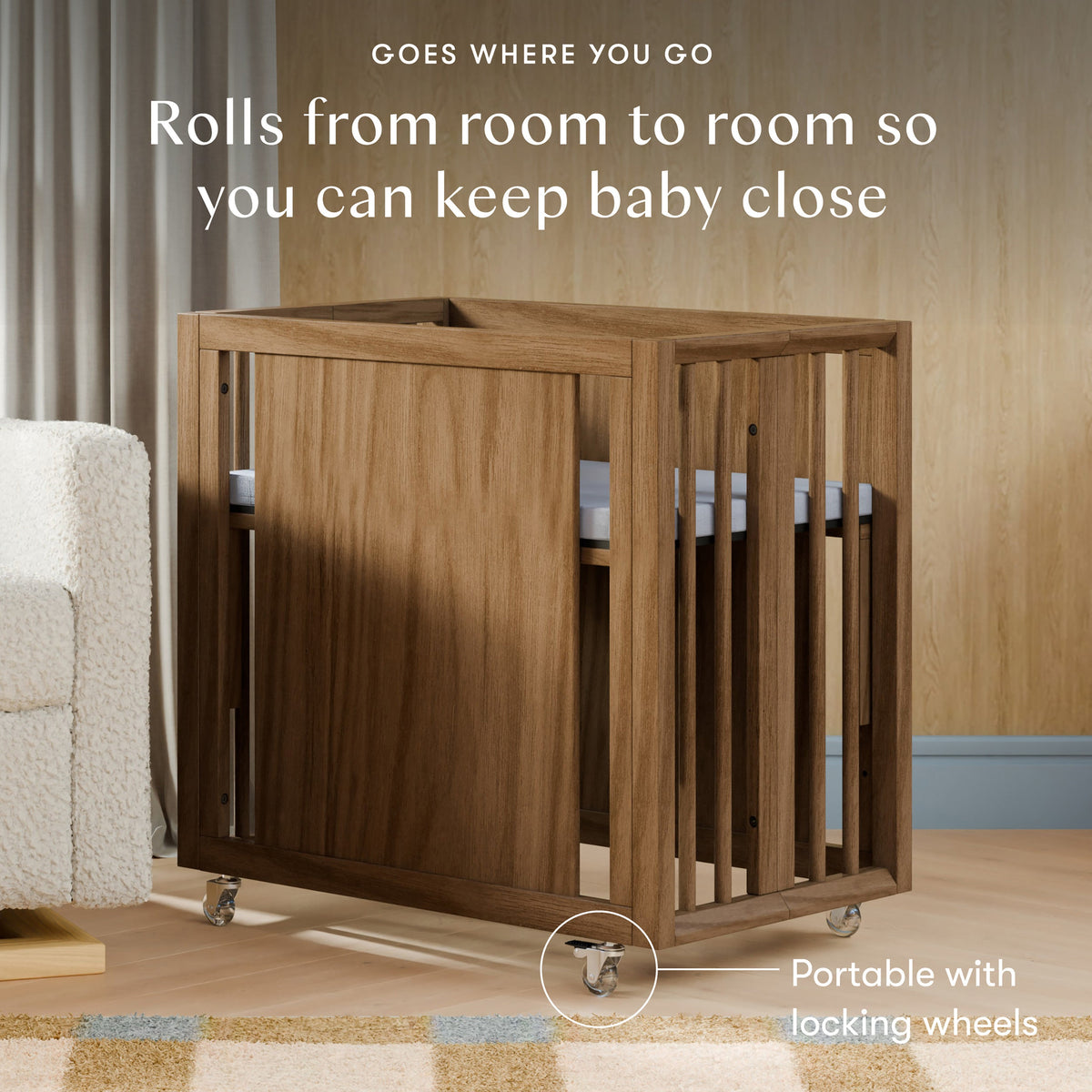 Palma 8-in-1 Convertible All-Stages Crib with Bassinet & Toddler Bed Kits Cribs Babyletto