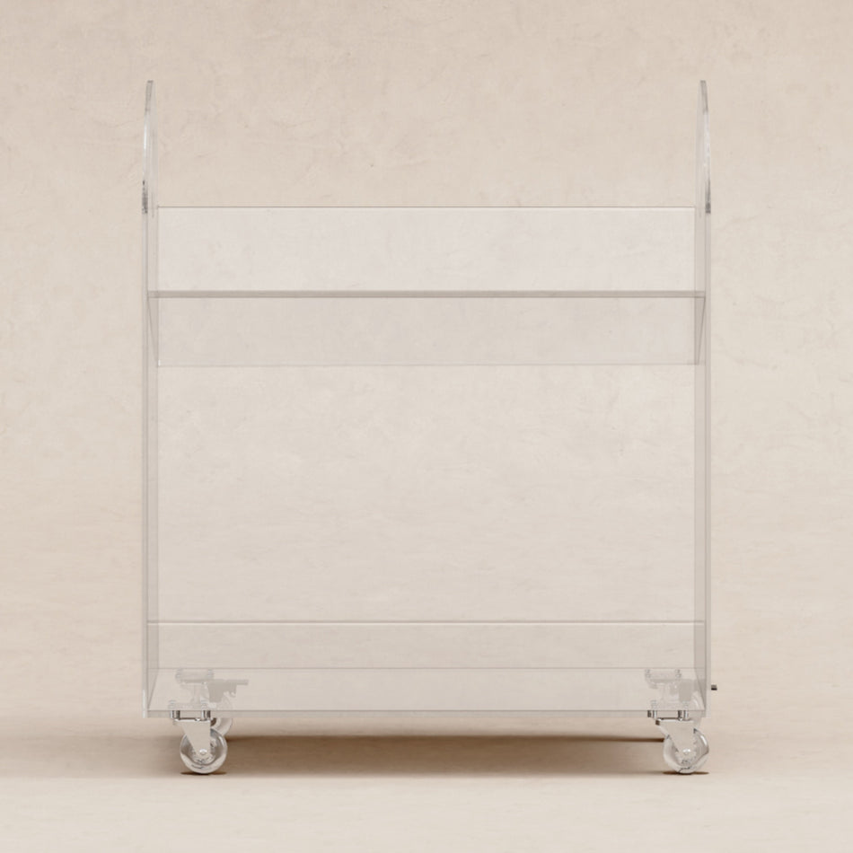 Presto Acrylic Bookcase and Cart
