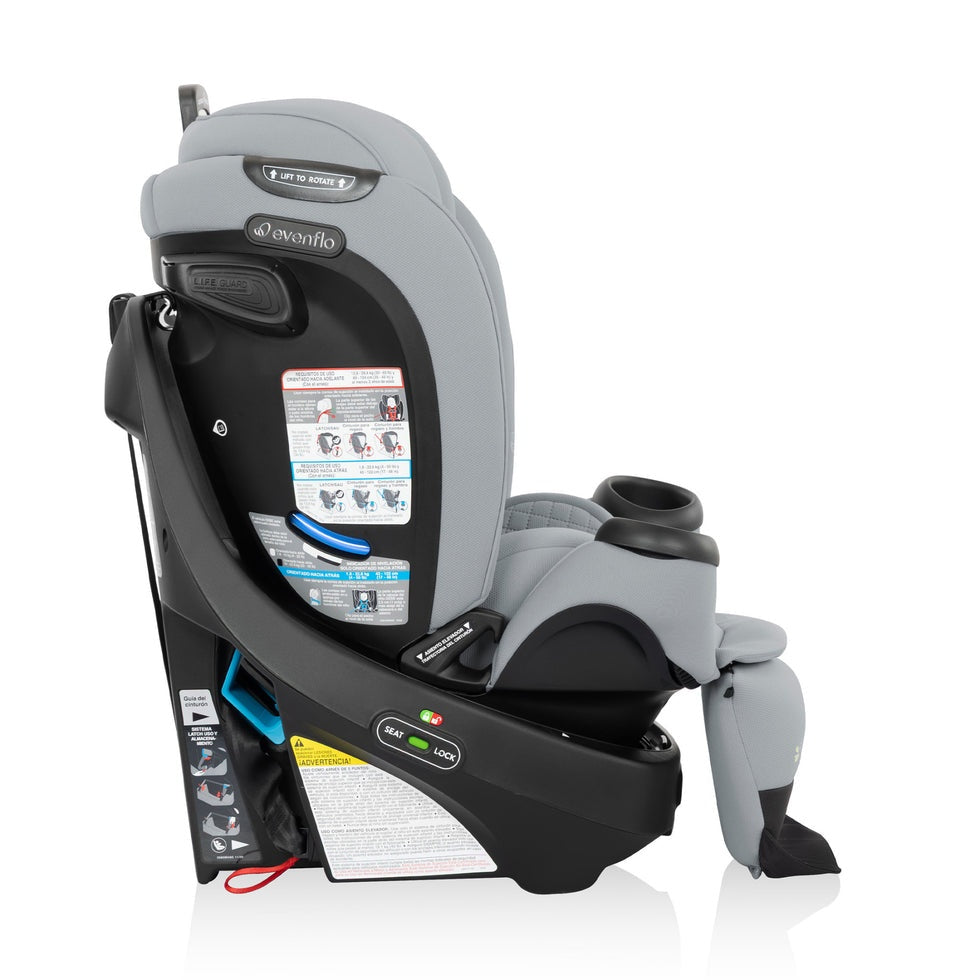 Revolve360 Extend All-in-One - Green & Gentle Fabric / SensorSafe Car Seats - Convertible Evenflo