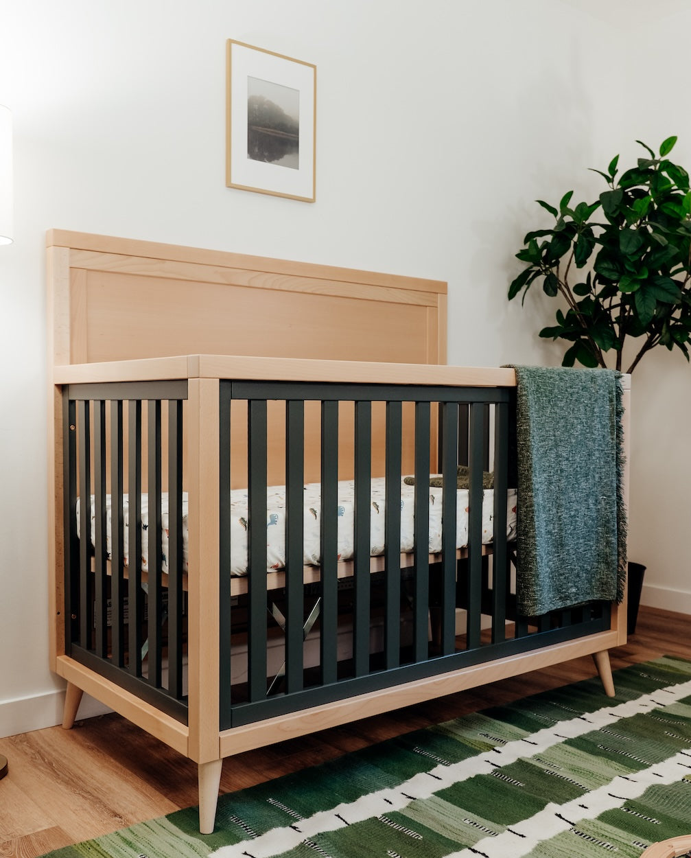New York Convertible Crib Convertible Cribs Romina Furniture Albero Puro ( Main ) / Rosemary ( Accent )