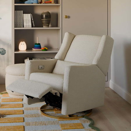 Kiwi Electronic Recliner and Swivel Glider with USB port Recliners Babyletto