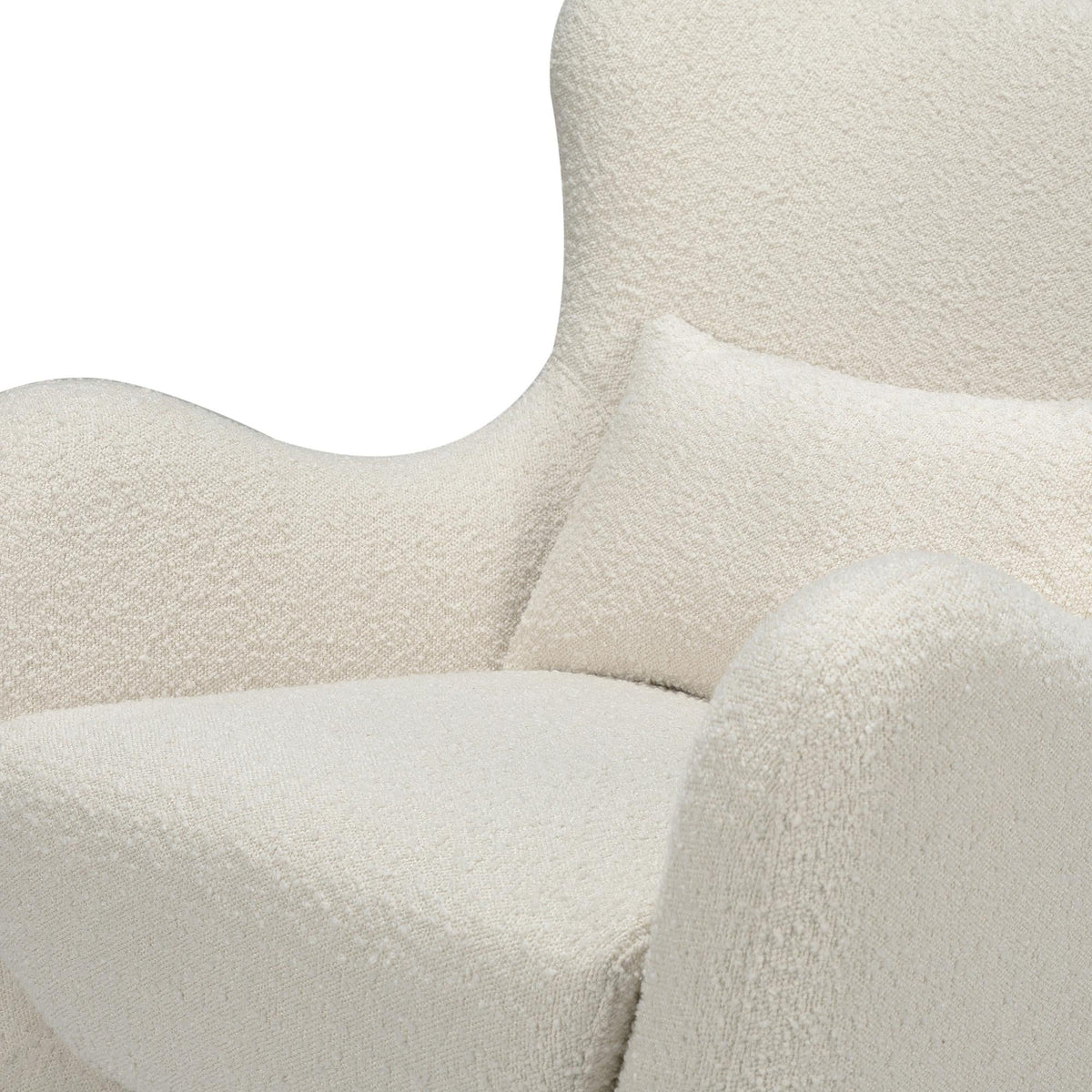Solstice Swivel Glider in Boucle Gliders & Rockers Babyletto