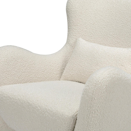 Solstice Swivel Glider in Boucle Gliders & Rockers Babyletto