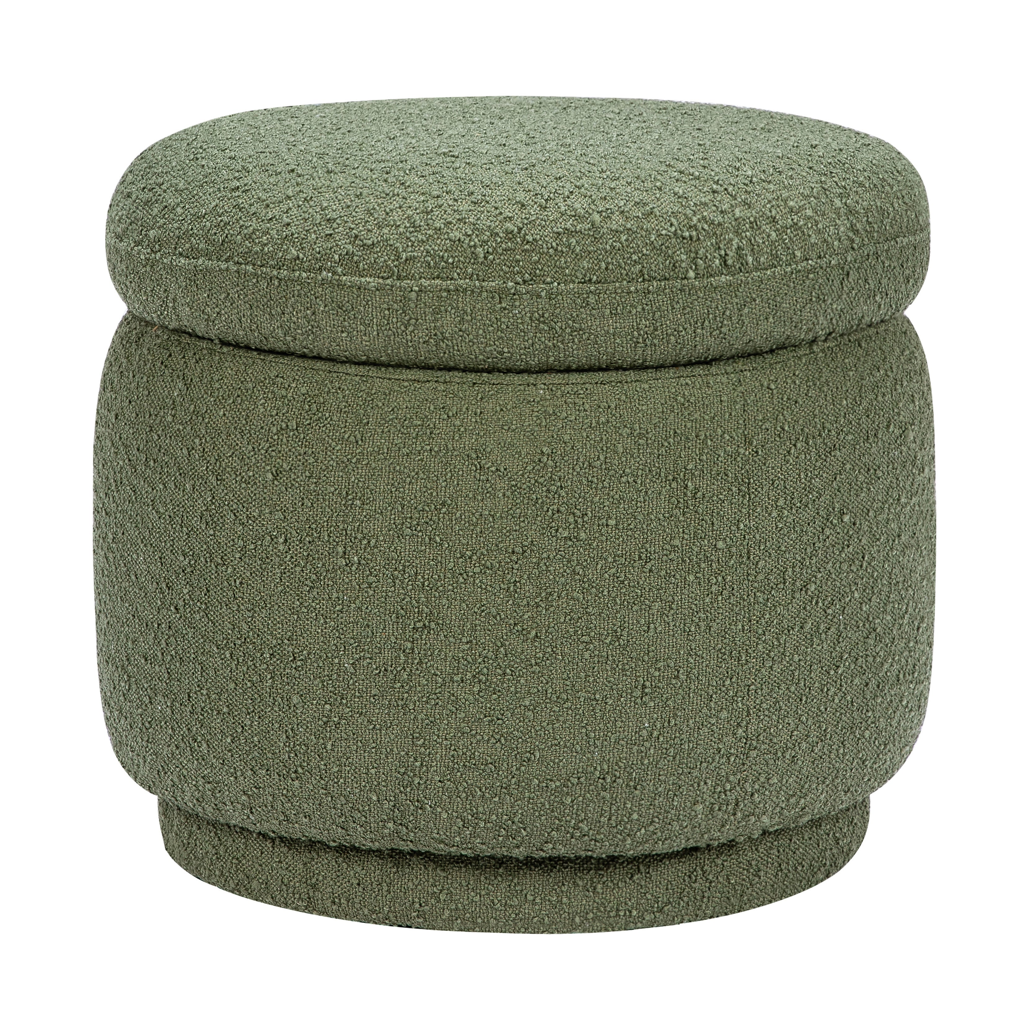 Enoki Storage Ottoman in Boucle Ottomans Babyletto