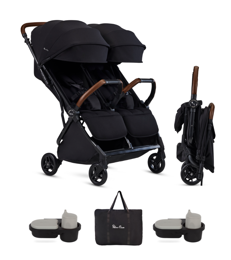 Jet Double Stroller + Accessories Bundle