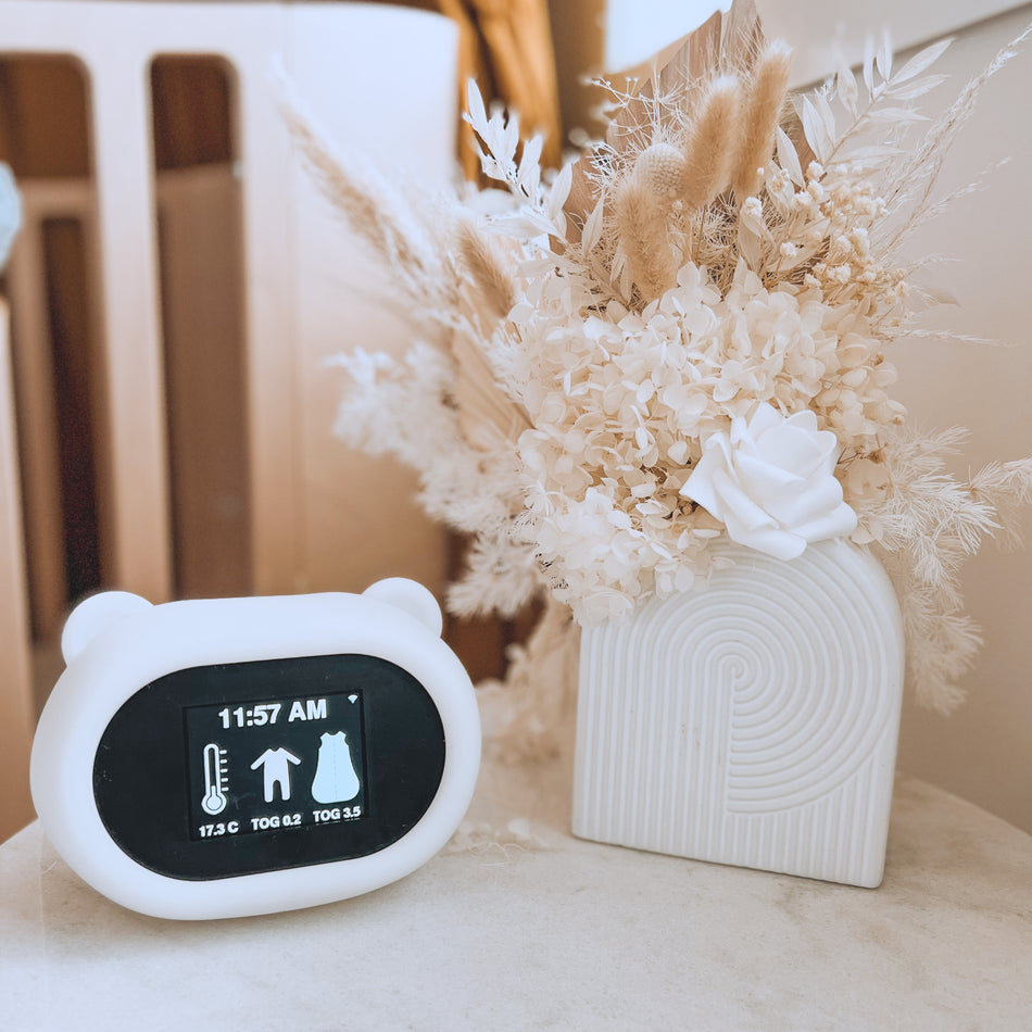 Baby Sleepwear Guide, Night Light and Thermometer
