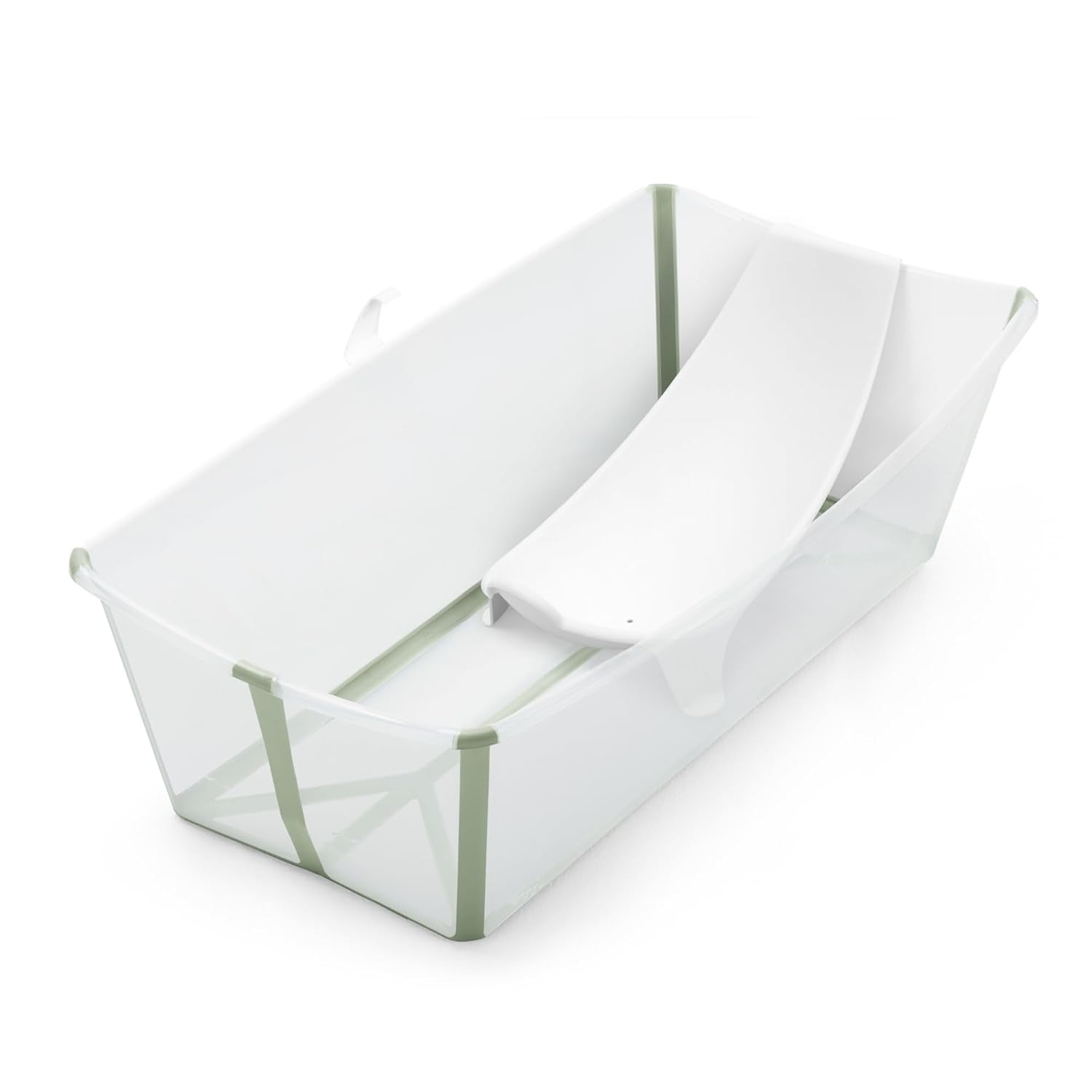 stokke flexi bath transparent green Stokke Flexi Bath X-Large White Bundle