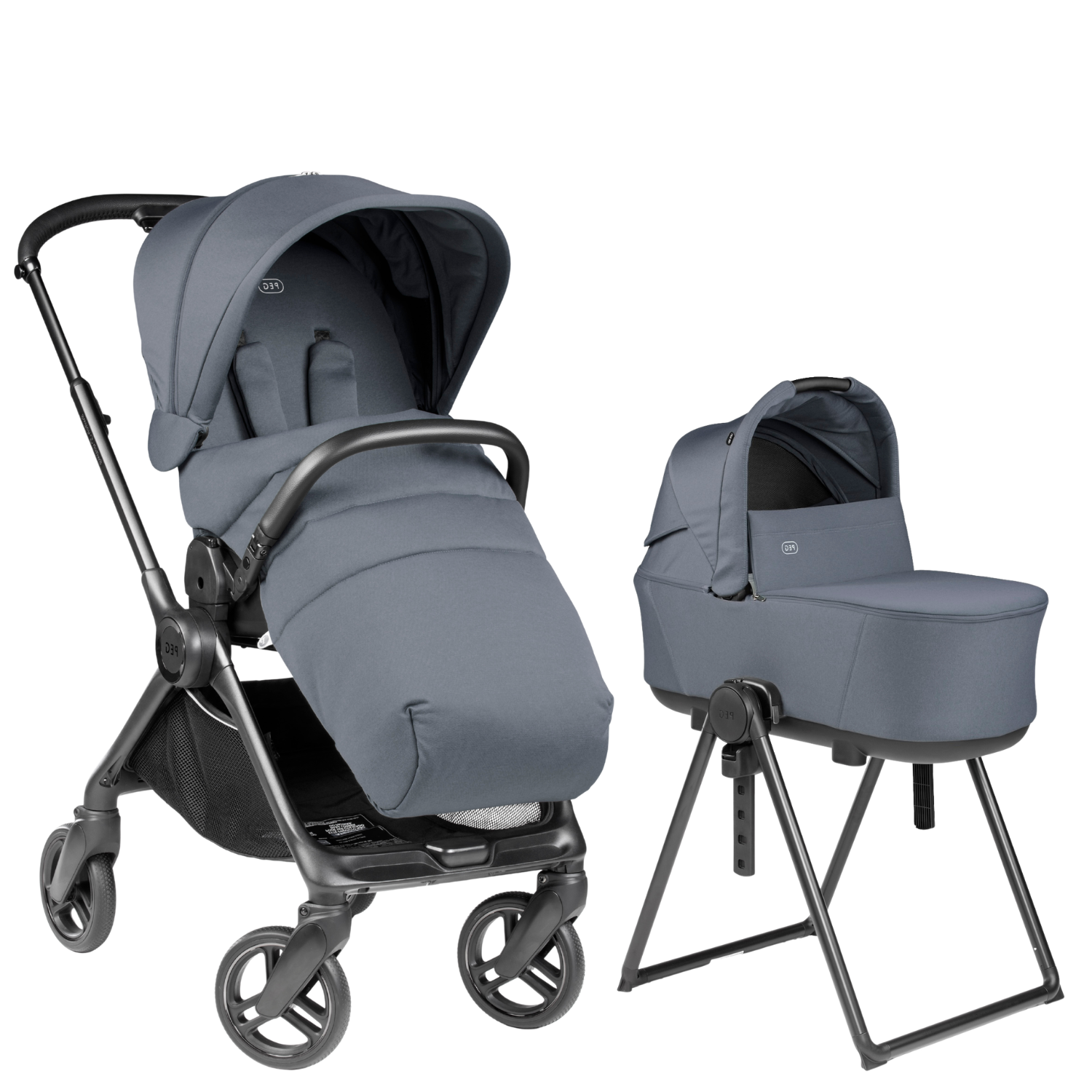 Switch Modular Stroller + Culla Flex Bassinet w/ Stand