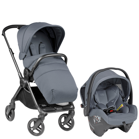 Switch Modular Stroller + Primo Viaggio Nido Car Seat Strollers - Travel Systems Peg Perego Nordic Blue