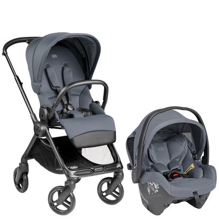 Switch Modular Stroller + Primo Viaggio Nido Car Seat Strollers - Travel Systems Peg Perego Nordic Blue