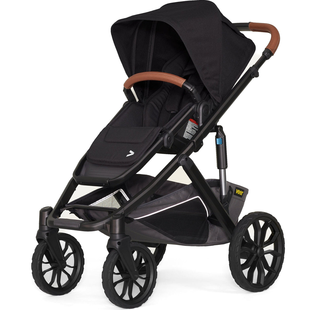 Switch&Roll Stroller (Switchback Seat, &Roll Frame) Strollers - Single Veer Black Onyx