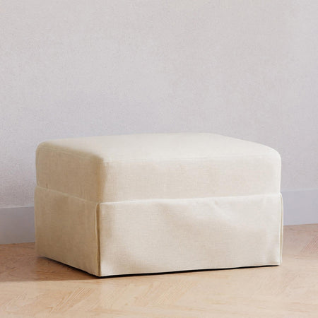 Crawford Gliding Ottoman Ottomans Namesake Performance Cream Eco-Weave