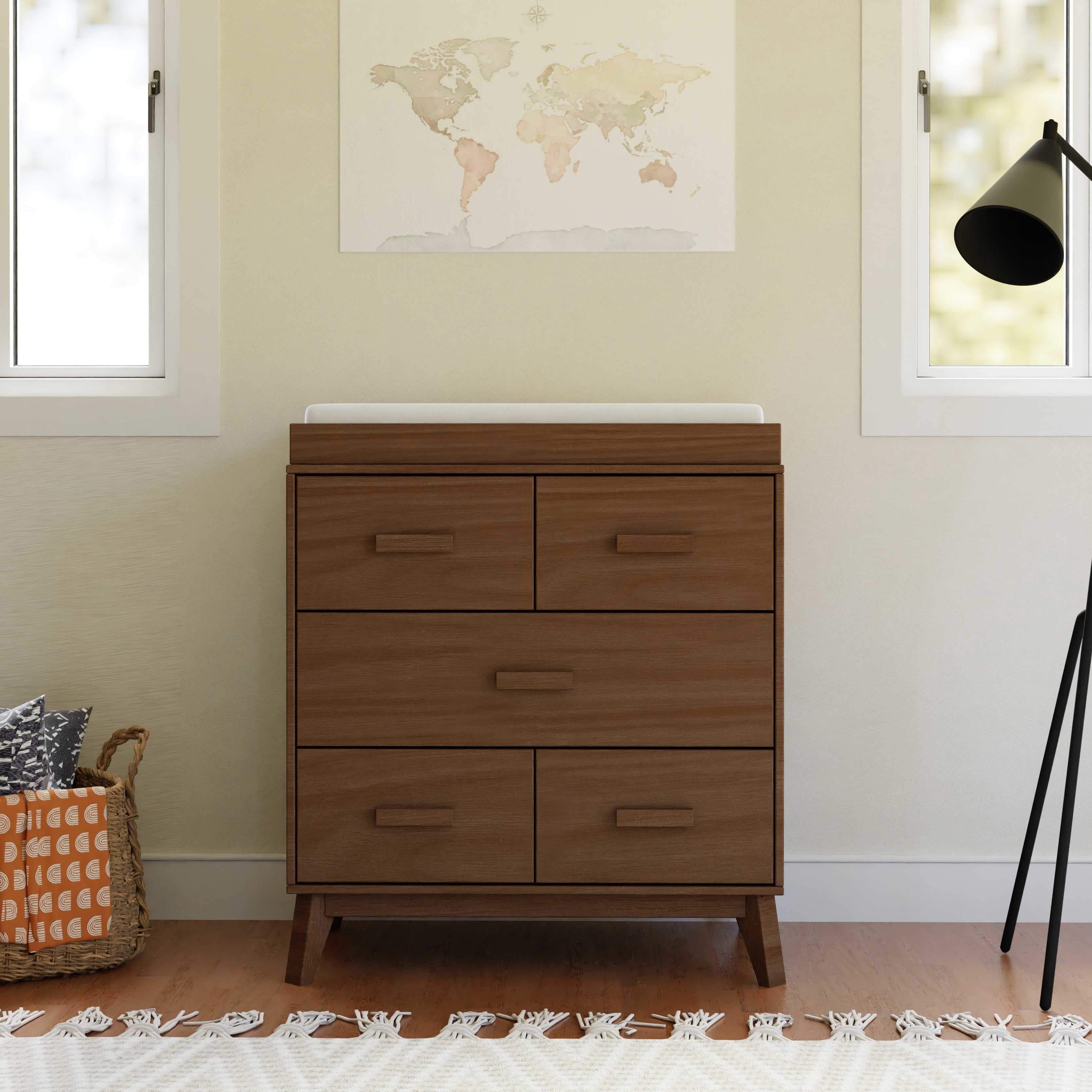 Scoot 3-Drawer Changer Dresser with Removable Changing Tray Dressers Babyletto