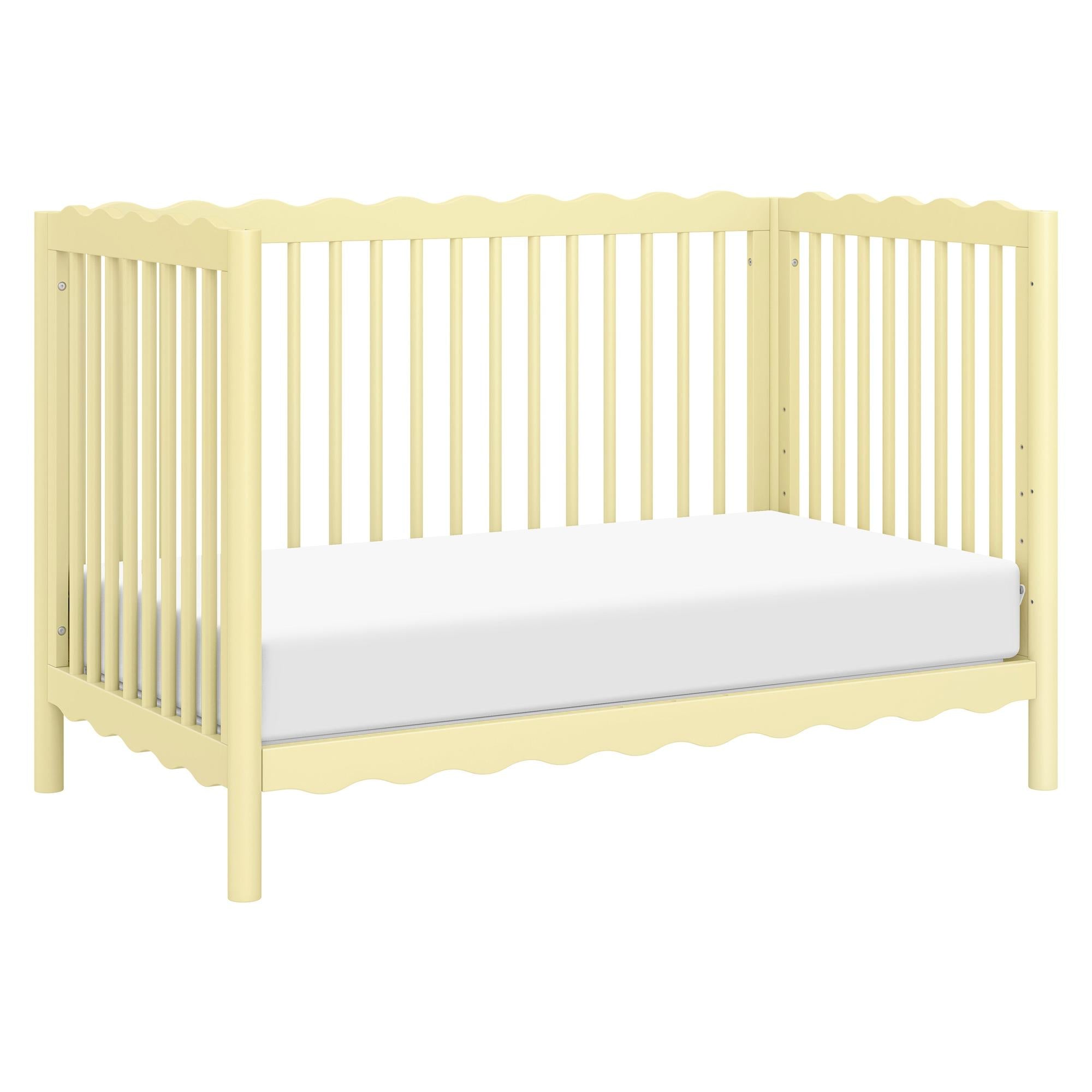 Babyletto Swell 4-in-1 Convertible Crib with Toddler Bed Conversion Kit Convertible Cribs Babyletto