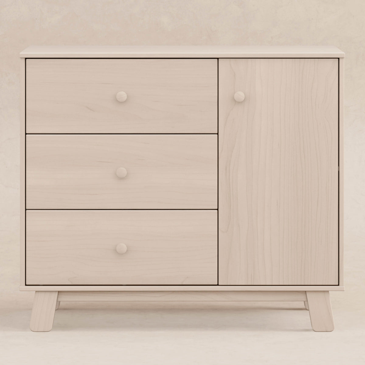 Hudson Modern 3-Drawer Dresser Dressers Babyletto Washed Natural