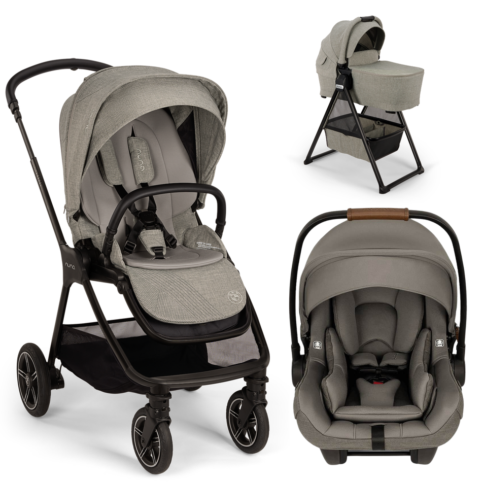 x BMW TRIV NEXT + PIPA AIRE RX + Bassinet in Graphene / Granite