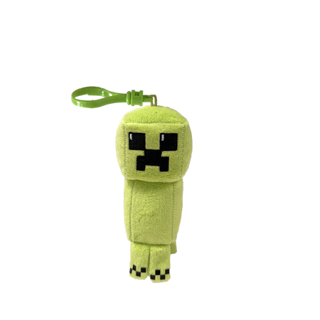 Beanie Floppy Clips Stuffed Animals TY Creeper Minecraft Green Floppy Clip
