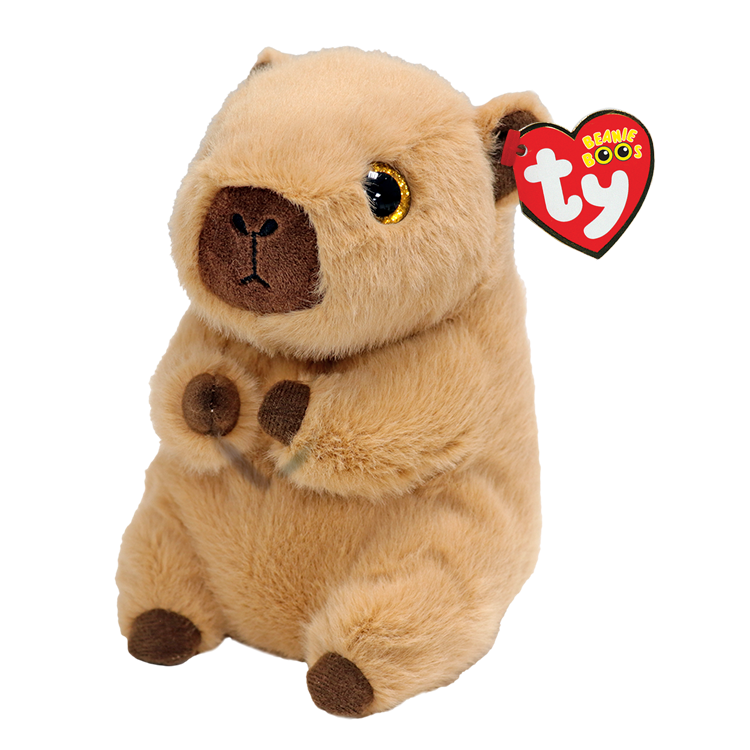Beanie Bellies Stuffed Animals TY Lara - Tan Capybara