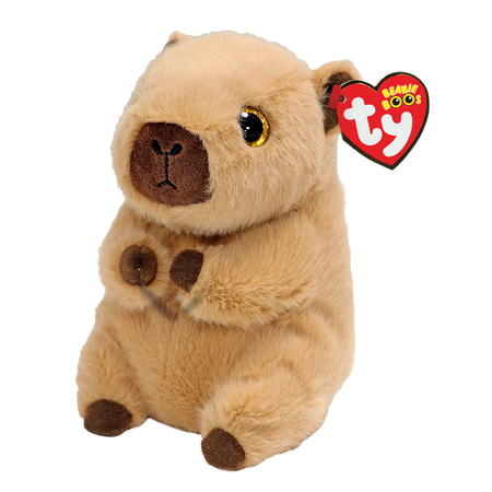 Beanie Bellies Stuffed Animals TY Lara - Tan Capybara
