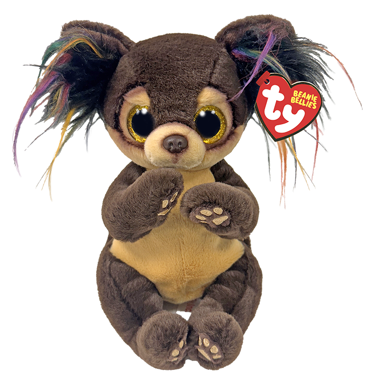 Beanie Bellies Stuffed Animals TY Toffee - Brown Dog