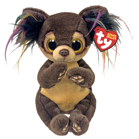 Beanie Bellies Stuffed Animals TY Toffee - Brown Dog