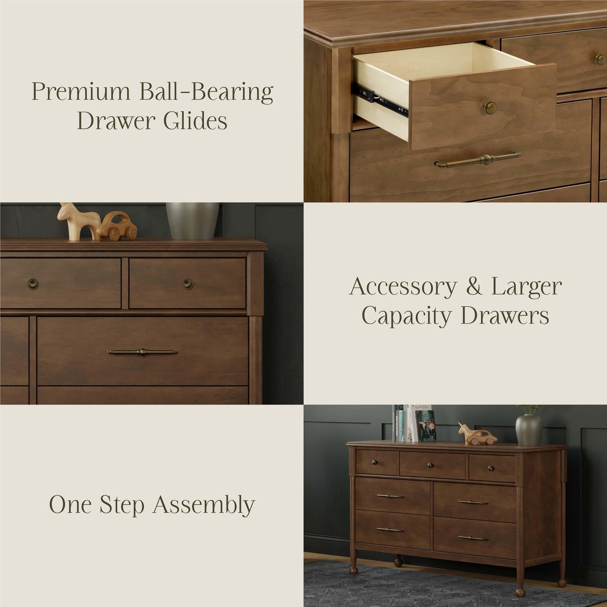 Namesake Alouette 7-Drawer Wide Dresser (56”) Dressers Namesake