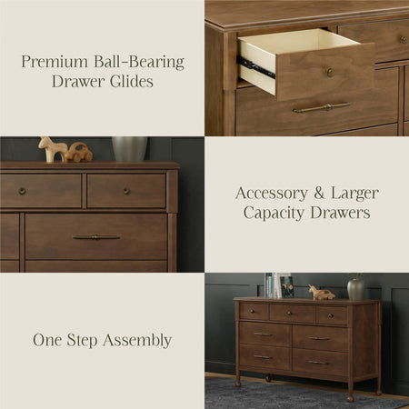 Namesake Alouette 7-Drawer Wide Dresser (56”) Dressers Namesake