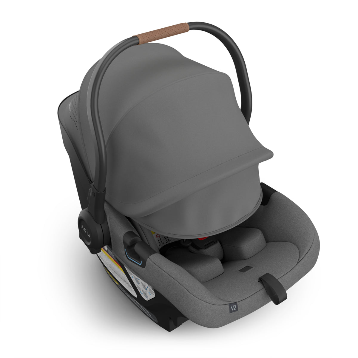 uppababy white car seat UPPAbaby Aria V2 Infant Car Seat Greyson