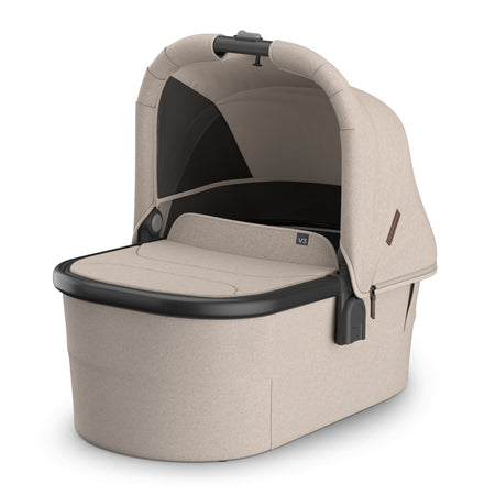 Bassinet V3 Bassinets UPPAbaby Ada - Sandstone Mélange | Carbon Frame