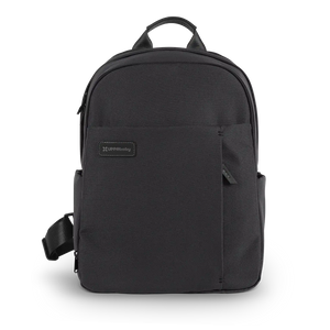 Jake - Charcoal - Black Leather