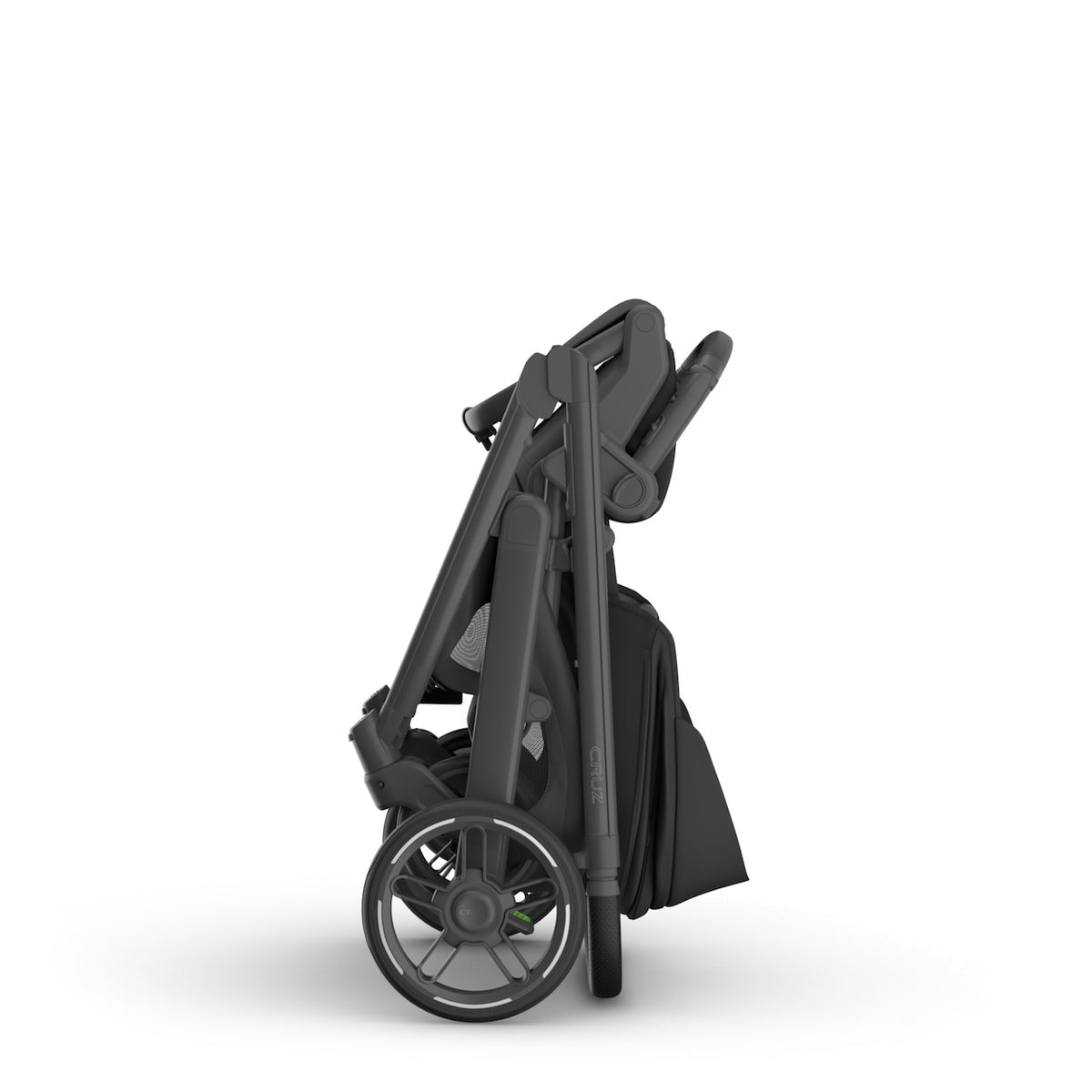 uppababy cruz charcoal UPPAbaby Cruz V3 Full Featured Modular Stroller - Ada - Sandstone Mélange | Carbon Frame
