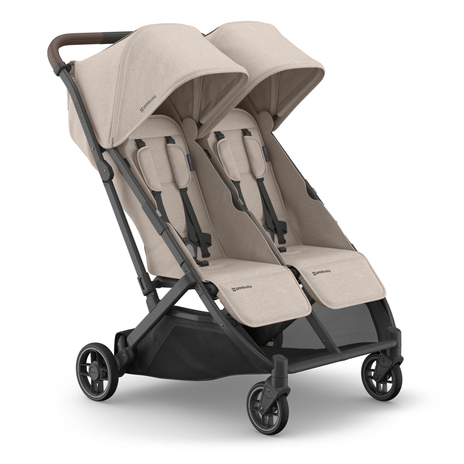 Minu Duo Side by Side Compact Double Stroller - Ada Beige - Store Pickup Only