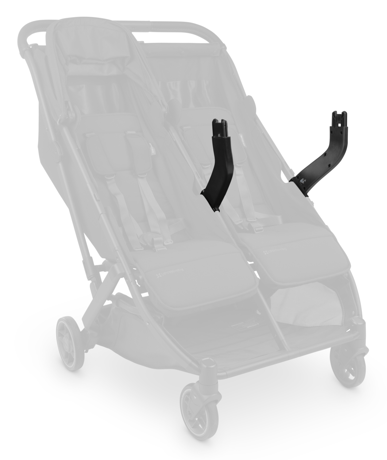 uppababy minu fold with adapter UPPAbaby Adapters for Minu Duo (Mesa, Aria)