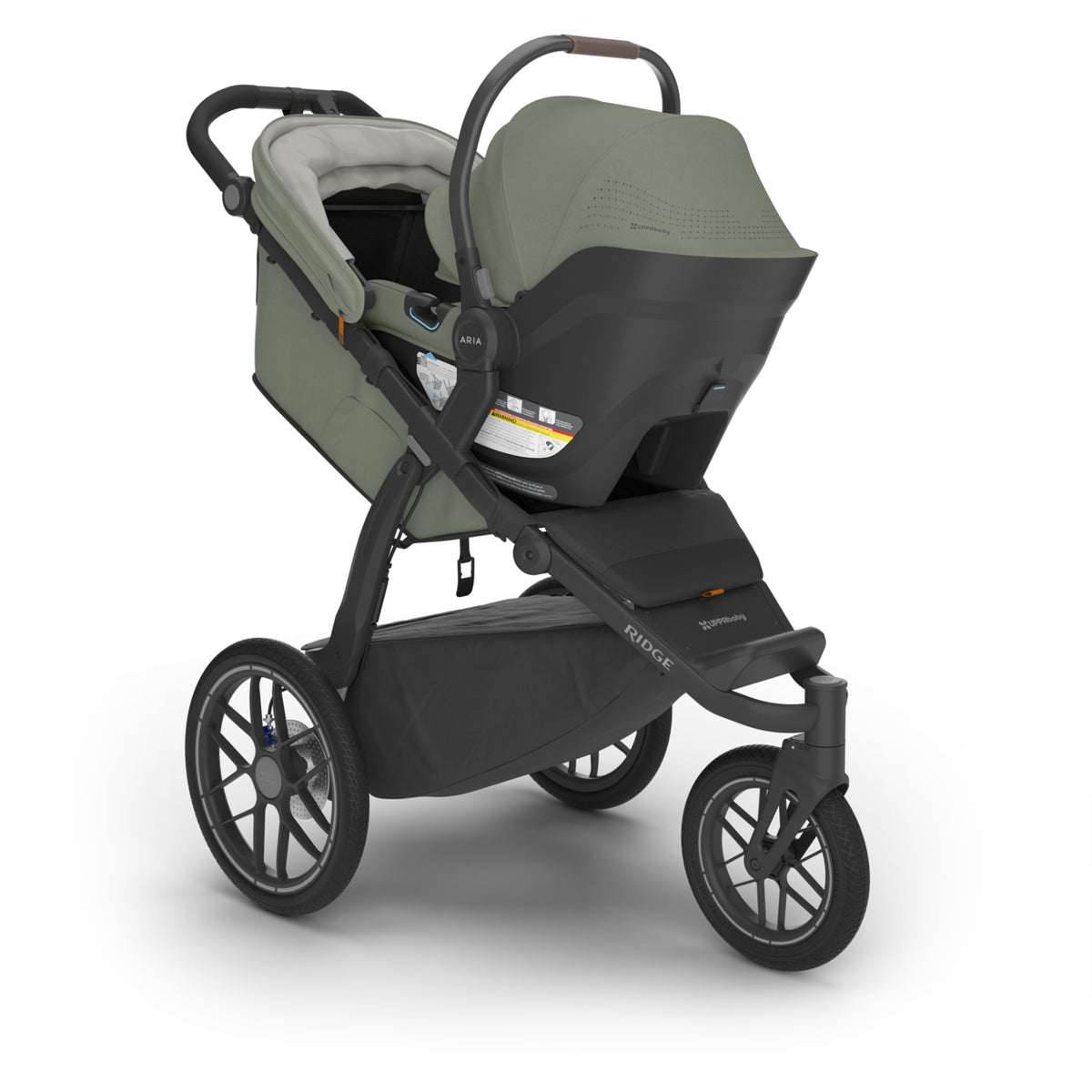 RIDGE V2 Jogging Stroller – Premium All-Terrain Running Stroller Strollers - Single UPPAbaby