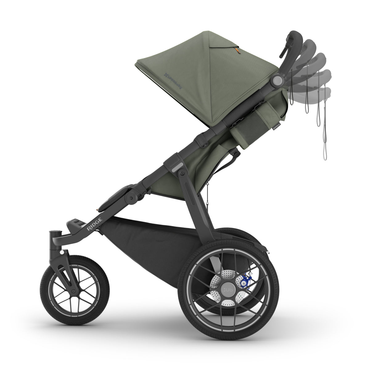 RIDGE V2 Jogging Stroller – Premium All-Terrain Running Stroller Strollers - Single UPPAbaby