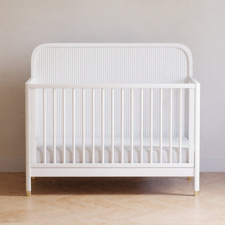 Brimsley Tambour 4-in-1 Convertible Crib Cribs Namesake Warm White