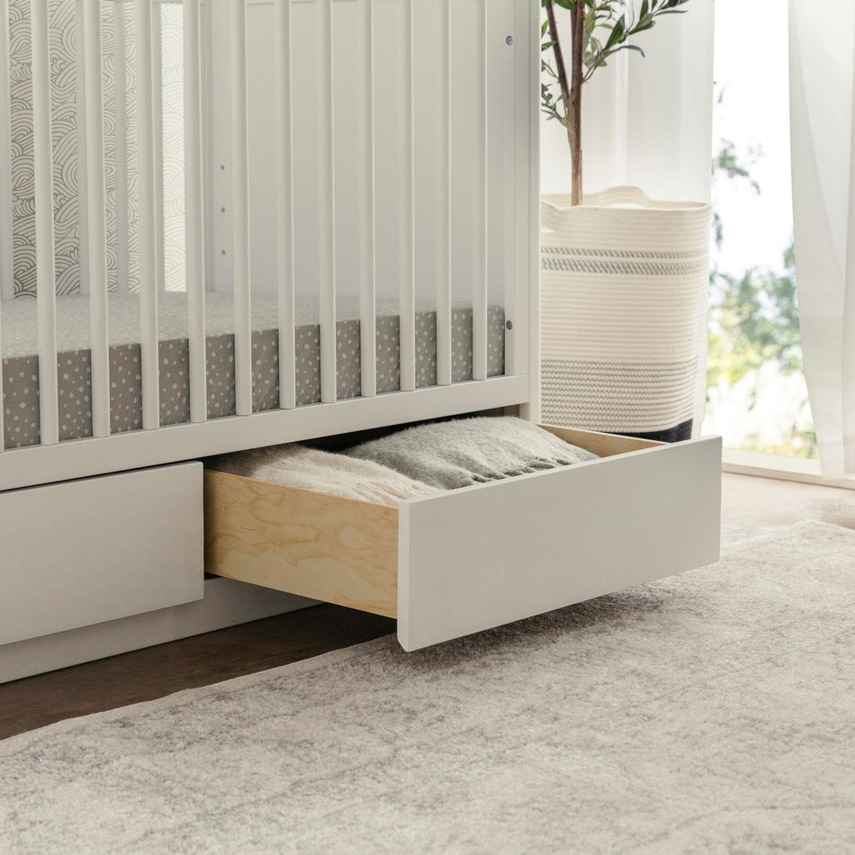 Bento 3-in-1 Convertible Storage Crib with Toddler Bed Conversion Kit Cribs Babyletto