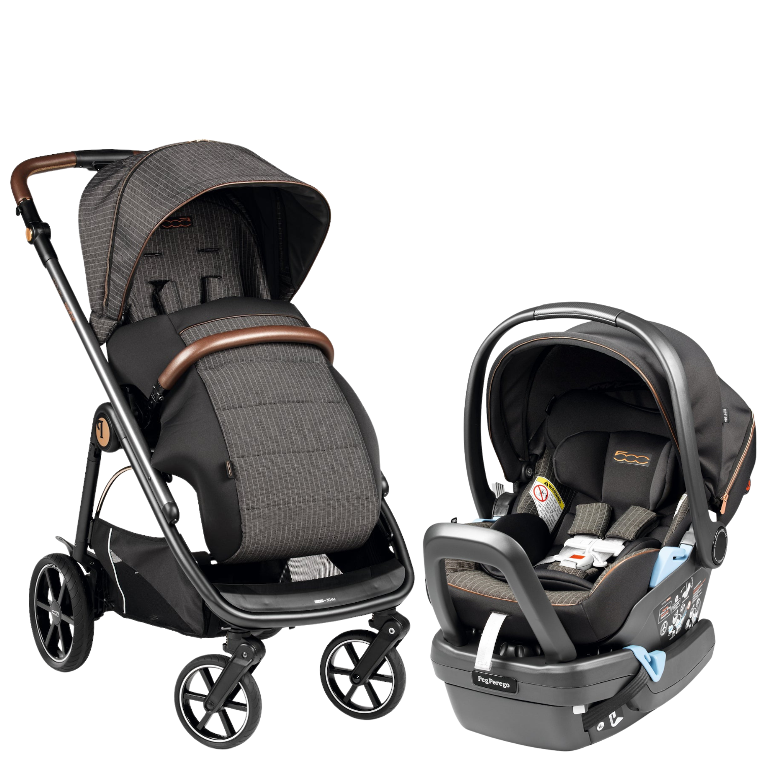 Veloce All-Terrain Stroller + Primo Viaggio Lounge Travel System