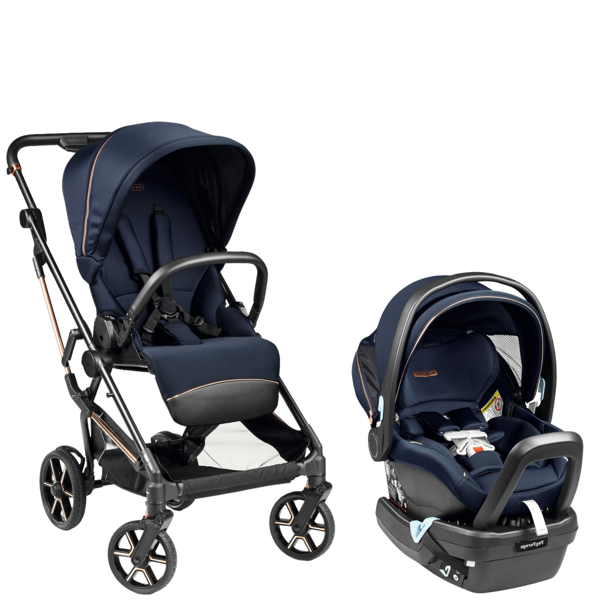 Peg Perego Vivace Stroller + Nido Infant Car Seat Travel System