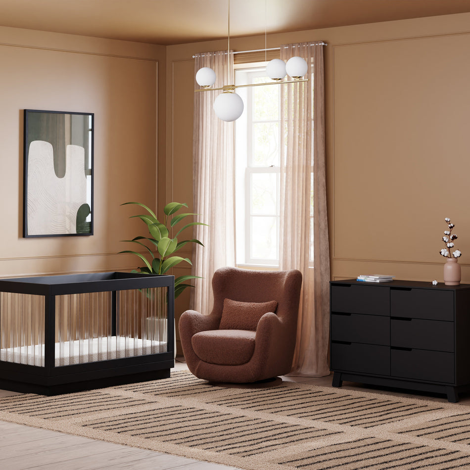 Solstice Swivel Glider in Teddy Loop