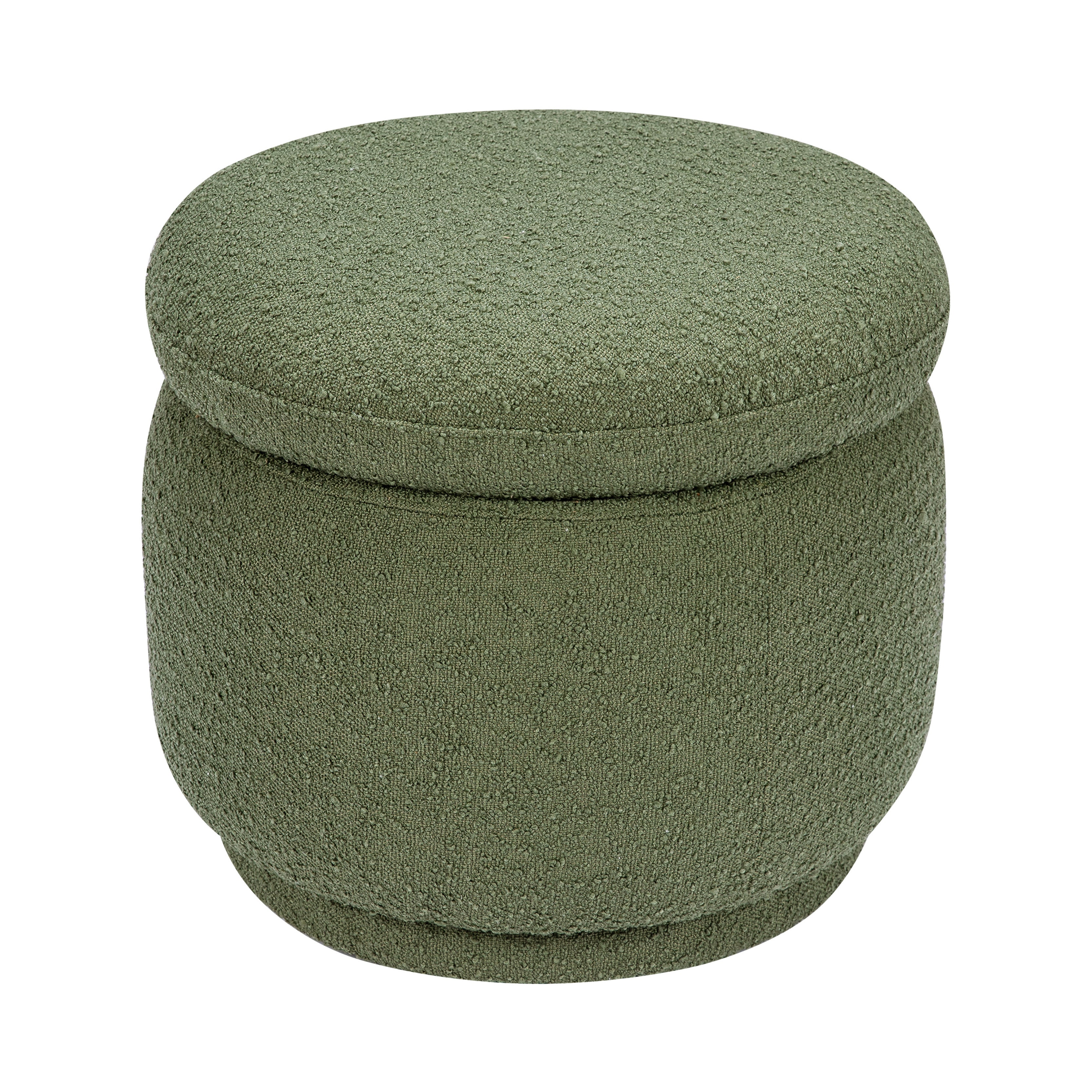 Enoki Storage Ottoman in Boucle Ottomans Babyletto