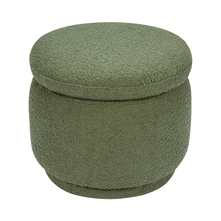Enoki Storage Ottoman in Boucle Ottomans Babyletto